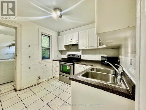 12 Rotherham Avenue, Toronto, ON - Indoor Photo Showing Kitchen With Double Sink