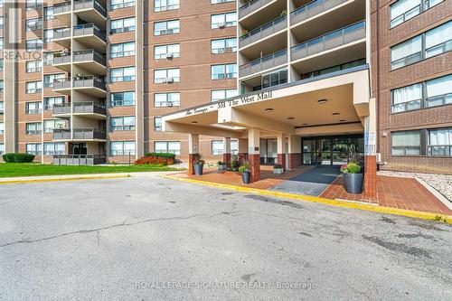 319 - 551 The West Mall, Toronto, ON - Outdoor With Balcony With Facade