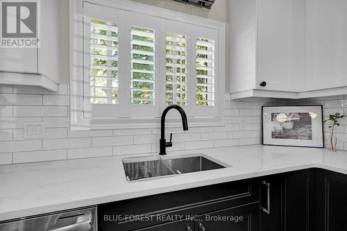 309 South Leaksdale Circle, London, ON - Indoor Photo Showing Kitchen With Double Sink