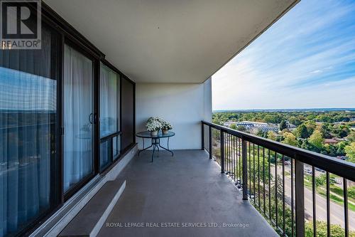 1402 - 2185 Marine Drive, Oakville, ON - Outdoor With Balcony With View With Exterior