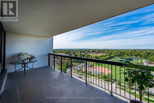 1402 - 2185 Marine Drive, Oakville, ON - Outdoor With Balcony With View With Exterior