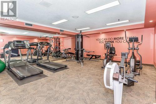 1402 - 2185 Marine Drive, Oakville, ON - Indoor Photo Showing Gym Room