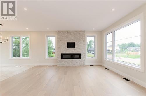 9 Balfour Court, Moncton, NB - Indoor Photo Showing Living Room With Fireplace