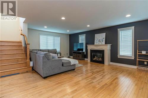 54 Mccoy Street, Moncton, NB - Indoor Photo Showing Living Room With Fireplace