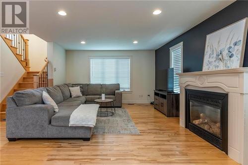 54 Mccoy Street, Moncton, NB - Indoor Photo Showing Living Room With Fireplace