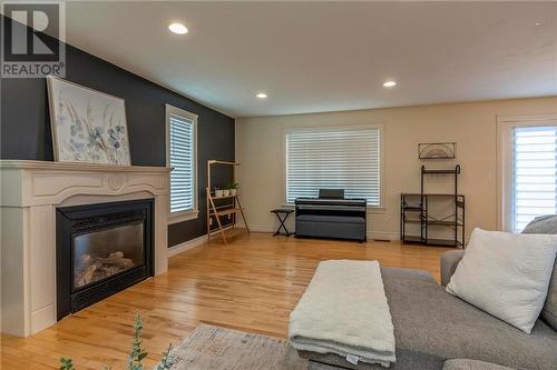 54 Mccoy Street, Moncton, NB - Indoor Photo Showing Living Room With Fireplace