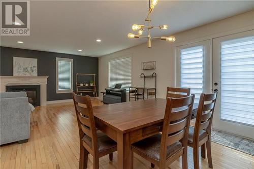 54 Mccoy Street, Moncton, NB - Indoor Photo Showing Dining Room With Fireplace