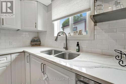 157 Terrace Hill Street, Brantford, ON - Indoor Photo Showing Kitchen With Double Sink