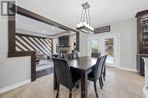 74 Creekside Drive, Welland, ON - Indoor Photo Showing Dining Room With Fireplace