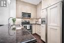 113 - 21 Burkebrook Place, Toronto, ON  - Indoor Photo Showing Kitchen With Stainless Steel Kitchen With Double Sink With Upgraded Kitchen 