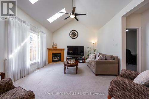 74 Hearthwood Crescent, Kitchener, ON - Indoor Photo Showing Living Room With Fireplace