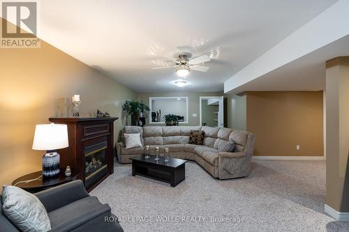 74 Hearthwood Crescent, Kitchener, ON - Indoor Photo Showing Living Room With Fireplace