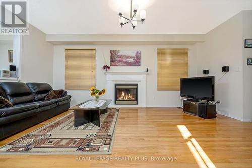 28 Eagleview Way, Halton Hills, ON - Indoor Photo Showing Living Room With Fireplace