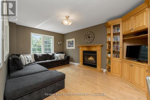 7271 Windrush Court, Mississauga, ON - Indoor Photo Showing Living Room With Fireplace