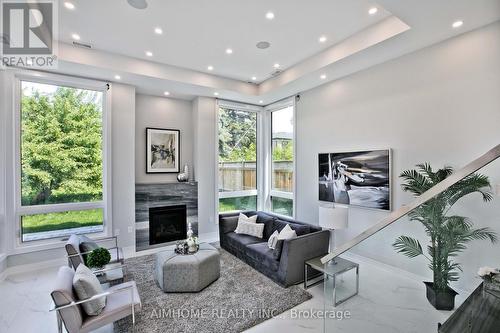 142 Ranee Avenue, Toronto, ON - Indoor With Fireplace