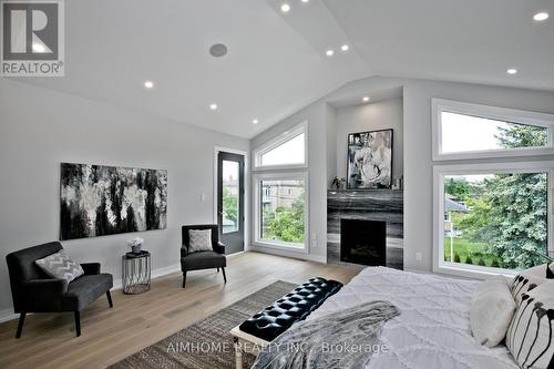 142 Ranee Avenue, Toronto, ON - Indoor Photo Showing Other Room With Fireplace