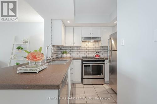 838 - 125 Omni Drive, Toronto, ON - Indoor Photo Showing Kitchen With Stainless Steel Kitchen With Double Sink With Upgraded Kitchen