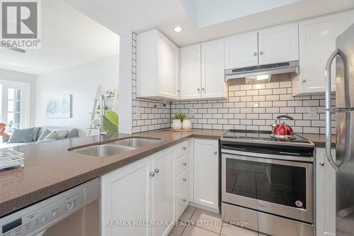 838 - 125 Omni Drive, Toronto, ON - Indoor Photo Showing Kitchen With Stainless Steel Kitchen With Double Sink