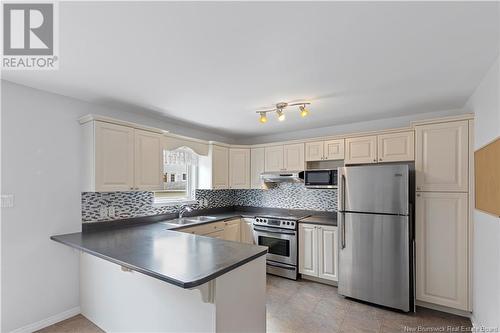 36 Stoneham Drive, Moncton, NB - Indoor Photo Showing Kitchen With Double Sink