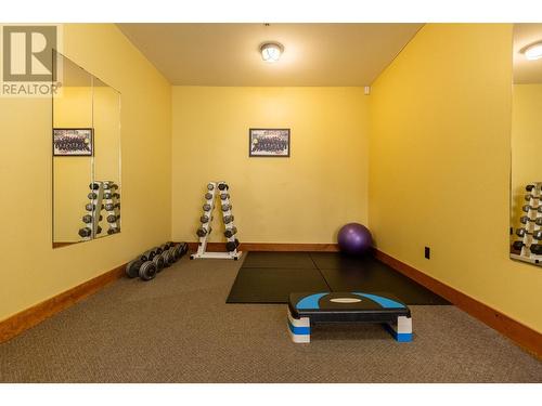 4559 Timberline  Crescent Unit# 611D, Fernie, BC - Indoor Photo Showing Gym Room