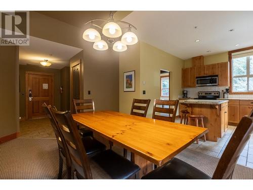 4559 Timberline  Crescent Unit# 611D, Fernie, BC - Indoor Photo Showing Dining Room