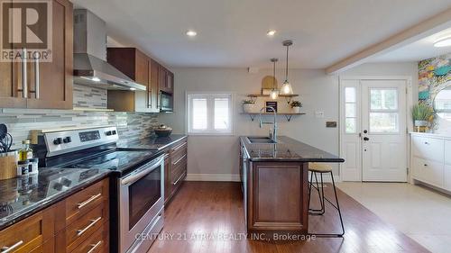 175 Riveredge Drive, Georgina, ON - Indoor Photo Showing Kitchen With Double Sink With Upgraded Kitchen