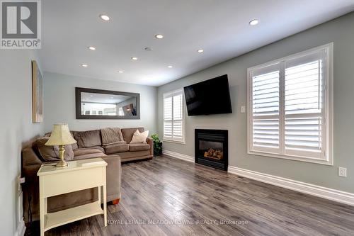 171 Eaton Street, Halton Hills, ON - Indoor Photo Showing Living Room With Fireplace