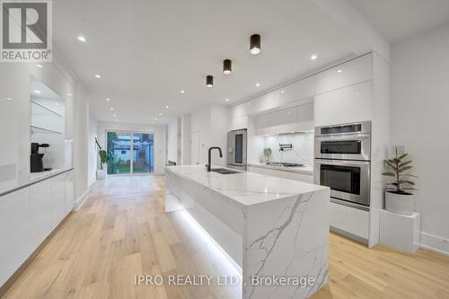 51 Burnfield Avenue, Toronto, ON - Indoor Photo Showing Kitchen With Double Sink With Upgraded Kitchen