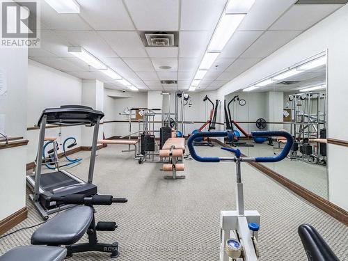 1002 - 320 Mill Street S, Brampton, ON - Indoor Photo Showing Gym Room