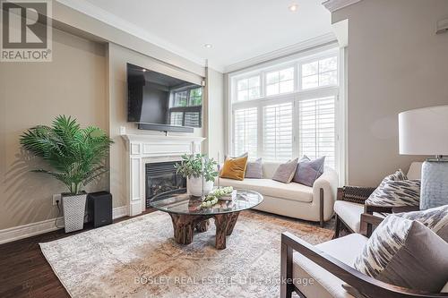 209C Randolph Road, Toronto, ON - Indoor Photo Showing Living Room With Fireplace