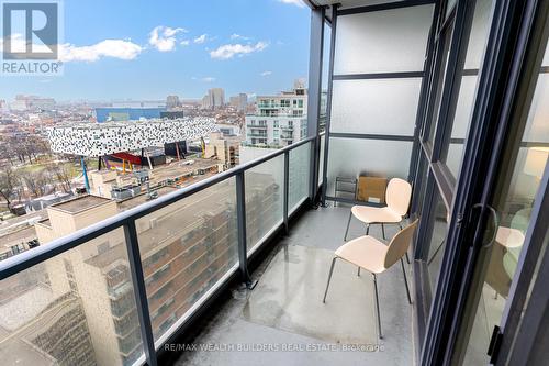 1706 - 210 Simcoe Street, Toronto, ON - Outdoor With Balcony With View With Exterior