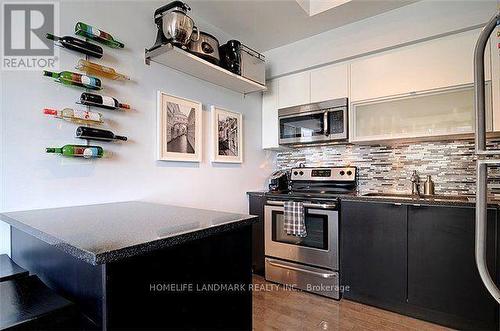 103 - 55 East Liberty Street, Toronto, ON - Indoor Photo Showing Kitchen With Stainless Steel Kitchen