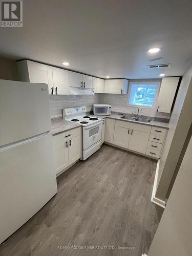 131 John Street E, Whitby, ON - Indoor Photo Showing Kitchen With Double Sink