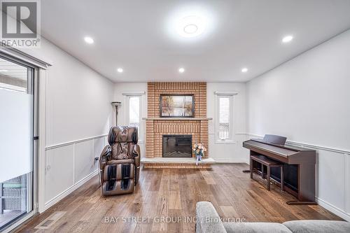 222 Hollywood Avenue, Toronto, ON - Indoor Photo Showing Living Room With Fireplace