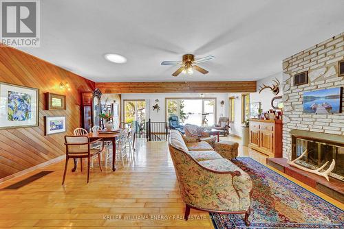 102 Bishop Lane, Prince Edward County (Ameliasburgh), ON - Indoor Photo Showing Living Room With Fireplace