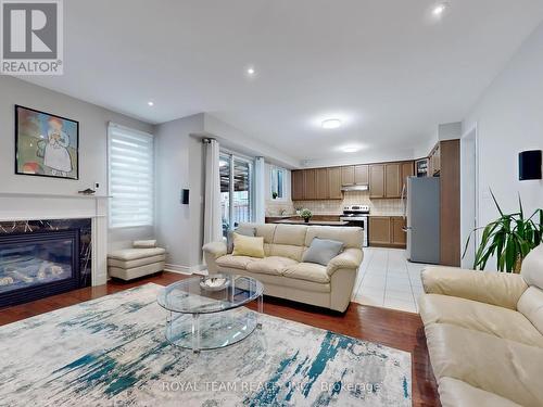 4 Church View Avenue, Markham, ON - Indoor Photo Showing Living Room With Fireplace