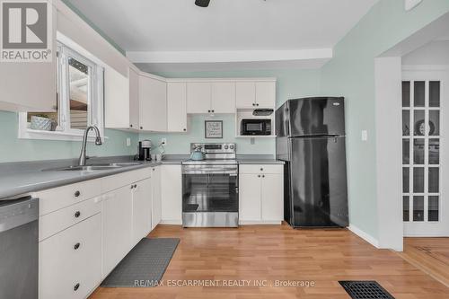 10 Roxborough Avenue, Hamilton, ON - Indoor Photo Showing Kitchen With Double Sink