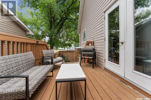 2135 Herman Avenue, Saskatoon, SK - Outdoor With Deck Patio Veranda With Exterior