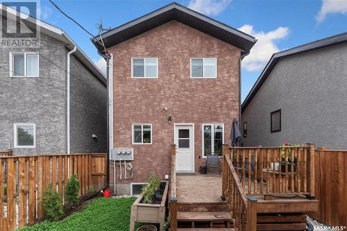 821 N Avenue S, Saskatoon, SK - Outdoor With Deck Patio Veranda With Exterior