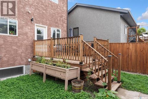 821 N Avenue S, Saskatoon, SK - Outdoor With Deck Patio Veranda With Exterior