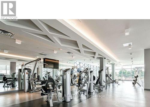 1705 - 4677 Glen Erin Drive, Mississauga, ON - Indoor Photo Showing Gym Room