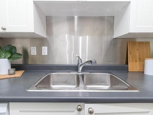 212-1745 Leighton Rd, Victoria, BC - Indoor Photo Showing Kitchen With Double Sink