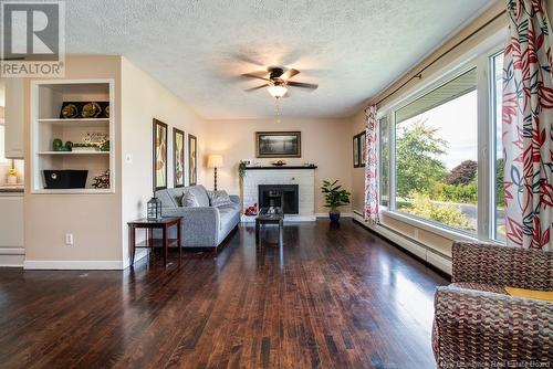 341 Greenfield Road, Oromocto, NB - Indoor Photo Showing Living Room With Fireplace