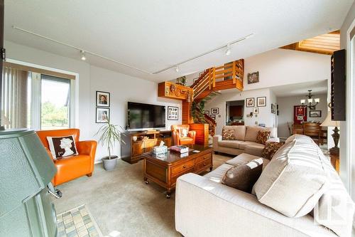 4515 38B Av Nw, Edmonton, AB - Indoor Photo Showing Living Room