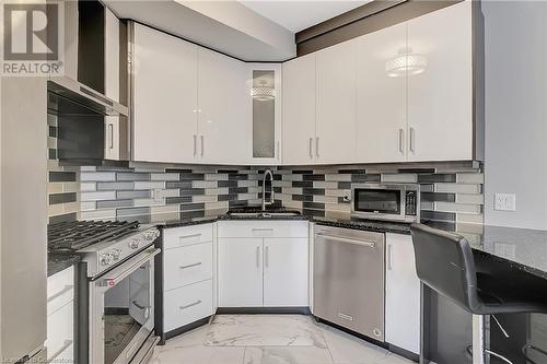 234 Heiman Street Unit# 302, Kitchener, ON - Indoor Photo Showing Kitchen With Stainless Steel Kitchen With Double Sink