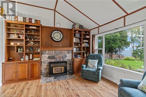 47 Water Street, South Bruce Peninsula, ON - Indoor Photo Showing Other Room With Fireplace