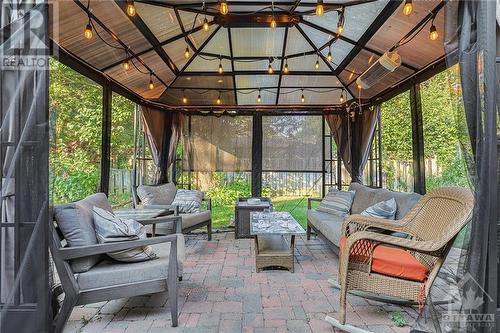 Enjoy your morning coffee in the Gazebo - 10 Chimo Drive, Kanata, ON - Outdoor With Deck Patio Veranda With Exterior