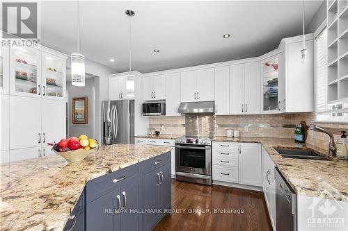 4464 Shoreline Drive, Ottawa, ON - Indoor Photo Showing Kitchen With Double Sink With Upgraded Kitchen