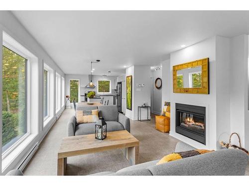 Vue d'ensemble - 677 305E Avenue, Saint-Hippolyte, QC - Indoor Photo Showing Living Room With Fireplace