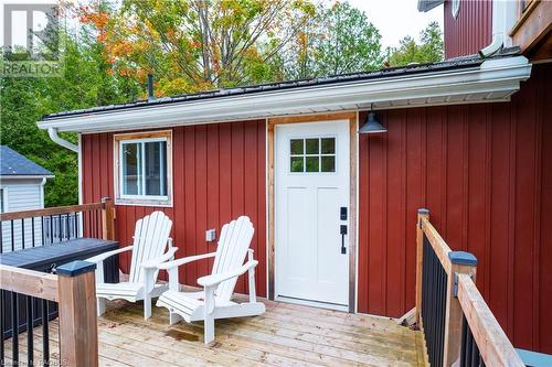 Metal roof installed in 2021 - 12 Mitchell Lane, Saugeen Shores, ON - Outdoor With Deck Patio Veranda With Exterior